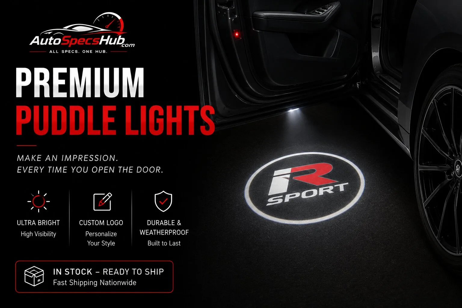Premium Puddle Lights car accessories