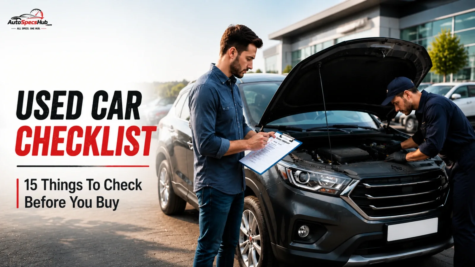 Used Car Checklist: 15 Things to Check Before You Buy