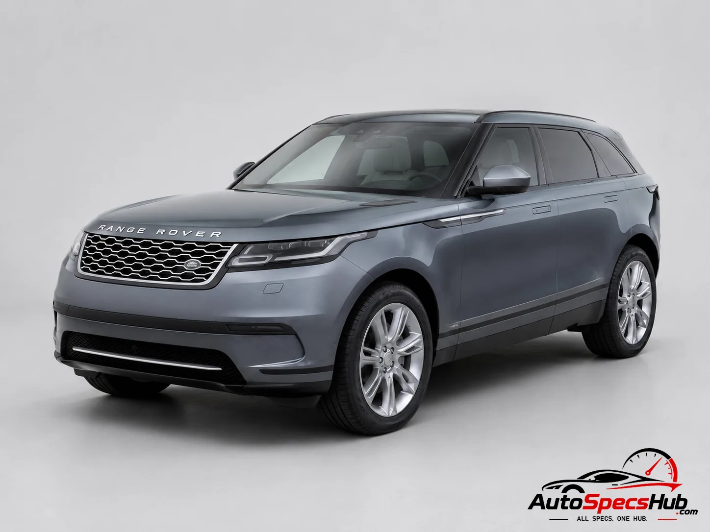 2017 Land Rover Range Rover Velar D180 front three-quarter view in Byron Blue
