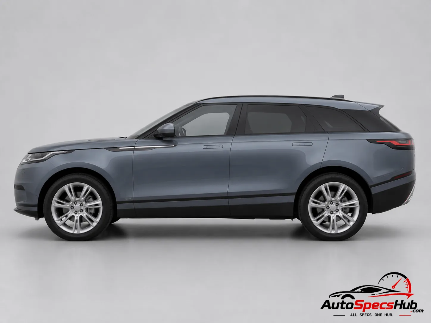 2017 Land Rover Range Rover Velar D180 side profile in Byron Blue