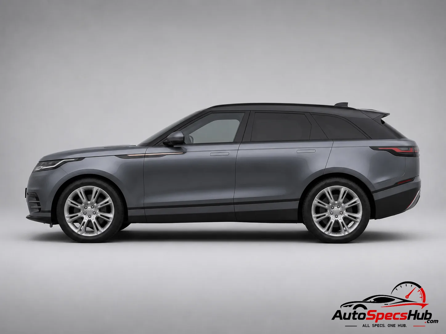 2017 Land Rover Range Rover Velar D240 side profile in Corris Grey