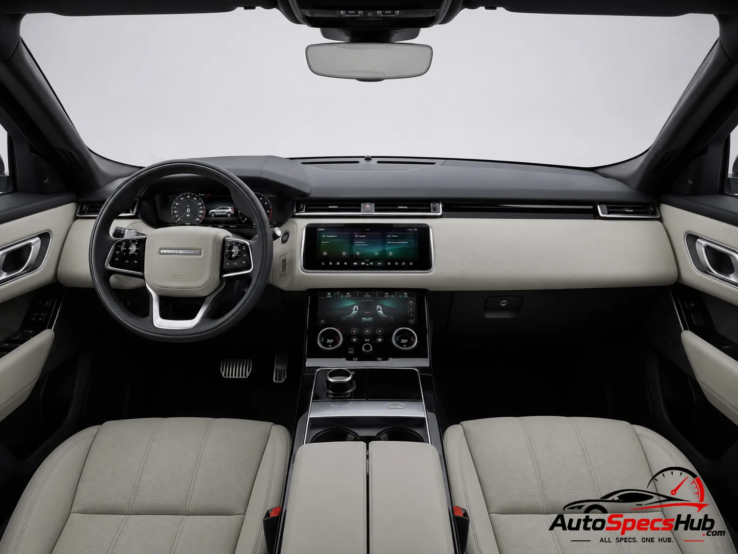 2017 Land Rover Range Rover Velar D240 interior dashboard and front cabin