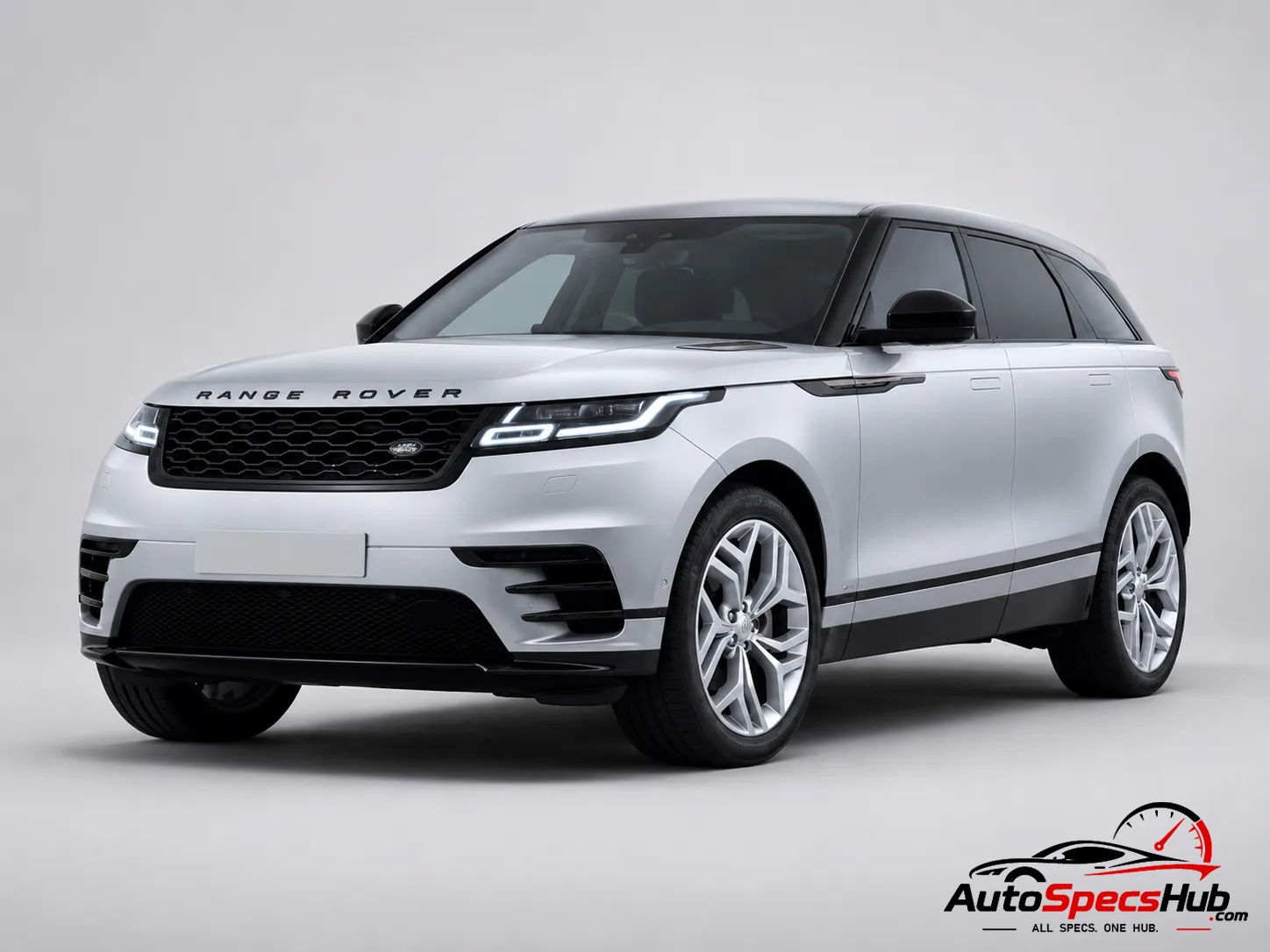 2018 Land Rover Range Rover Velar D275 front three-quarter view in Fuji White