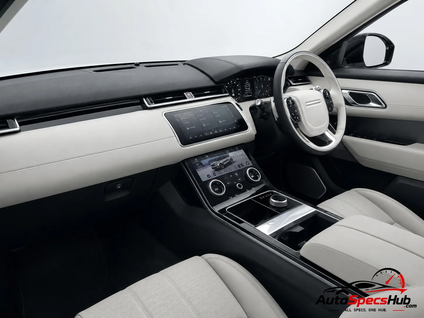 2017 Land Rover Range Rover Velar P250 interior dashboard and front cabin