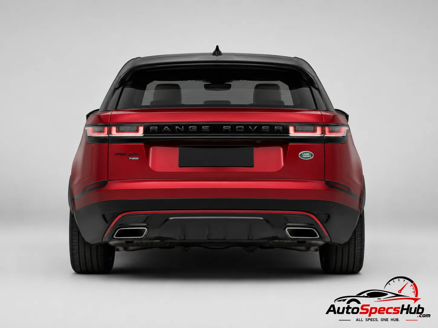 2017 Land Rover Range Rover Velar P300 rear view