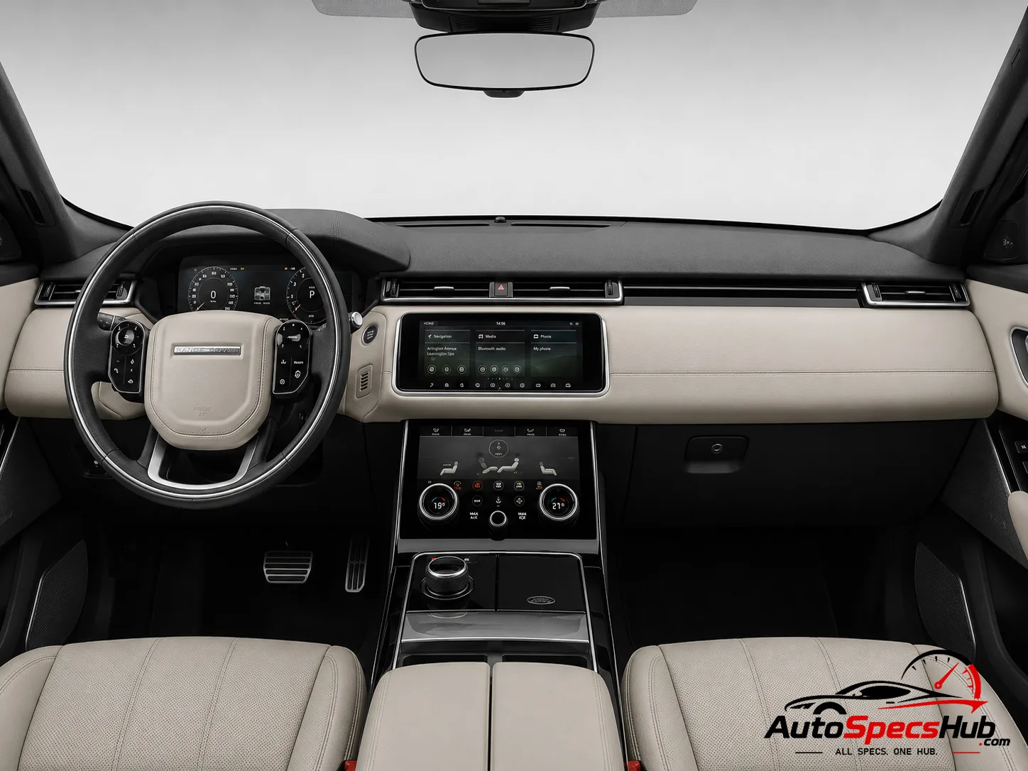2017 Land Rover Range Rover Velar P300 interior dashboard and front cabin