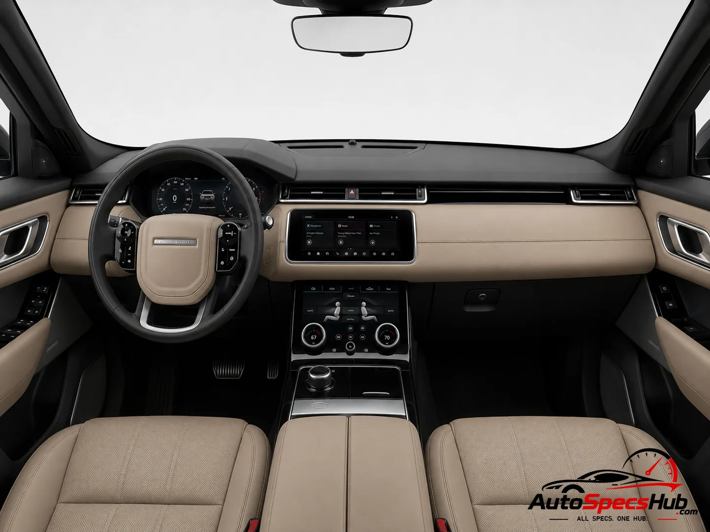 2017 Land Rover Range Rover Velar P380 interior dashboard and front cabin
