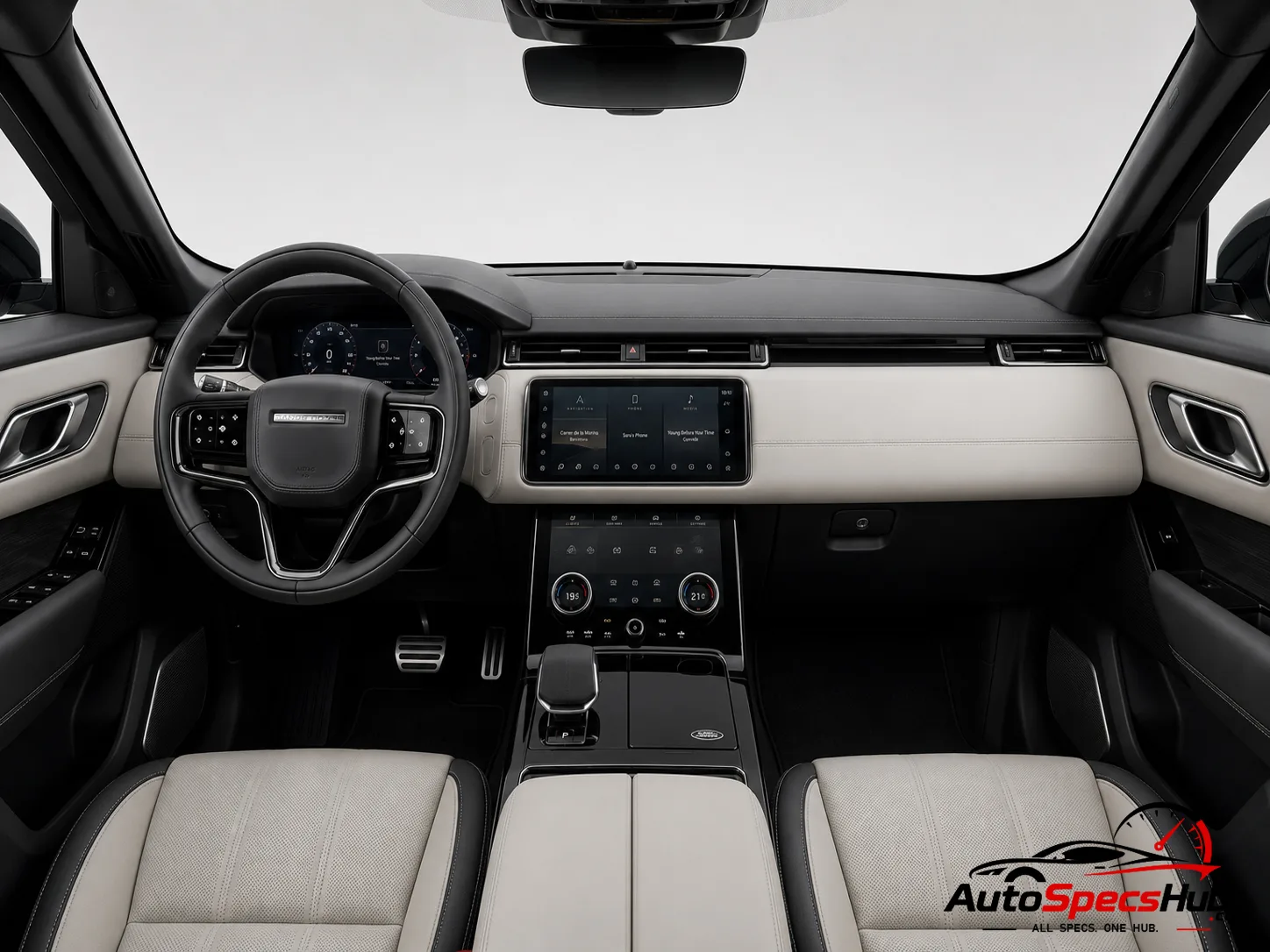 2023 Land Rover Range Rover Velar D300 interior dashboard and front cabin