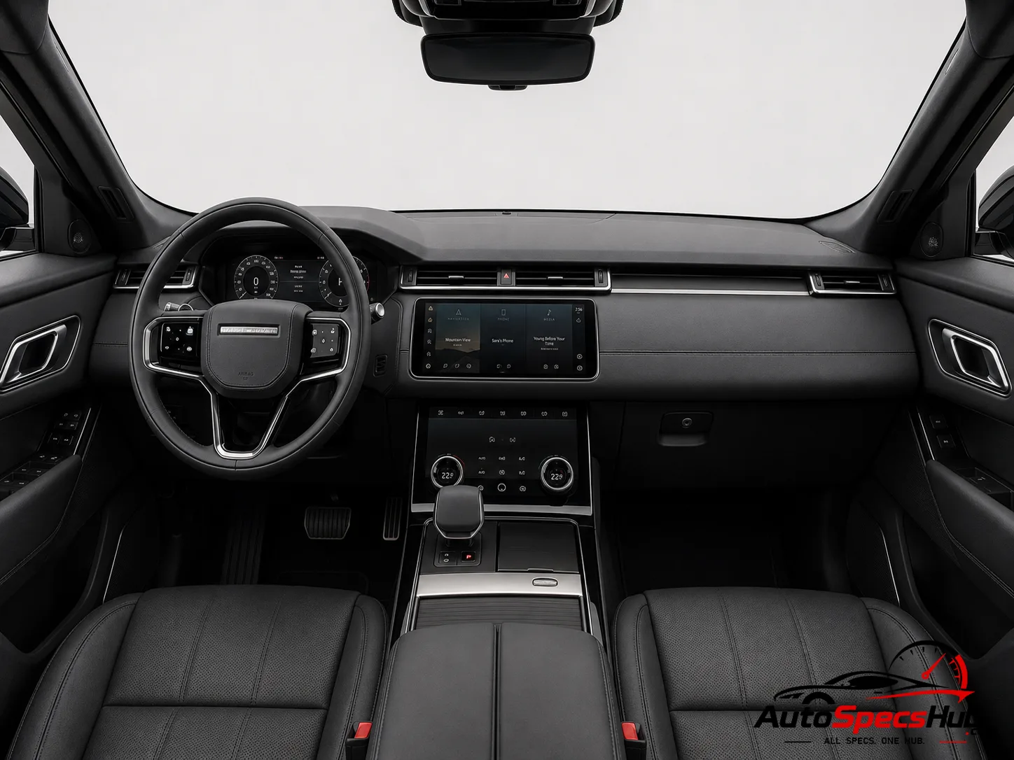 2023 Land Rover Range Rover Velar P250 interior dashboard and front cabin