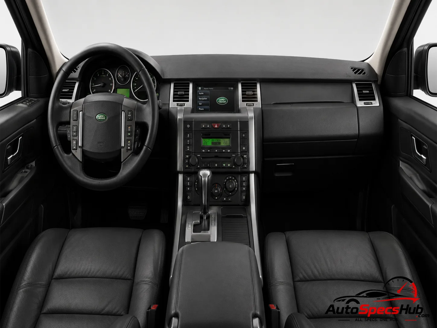 2005 Land Rover Range Rover Sport Supercharged interior dashboard and front cabin
