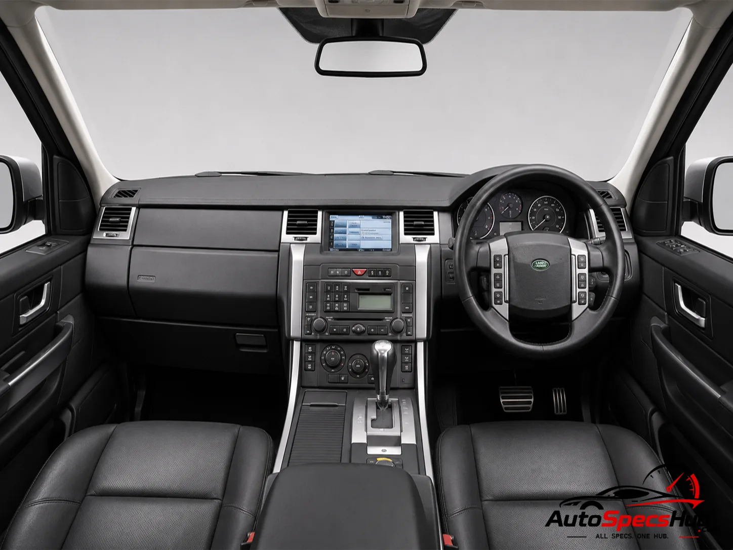 2005 Land Rover Range Rover Sport TDV6 interior dashboard and front cabin