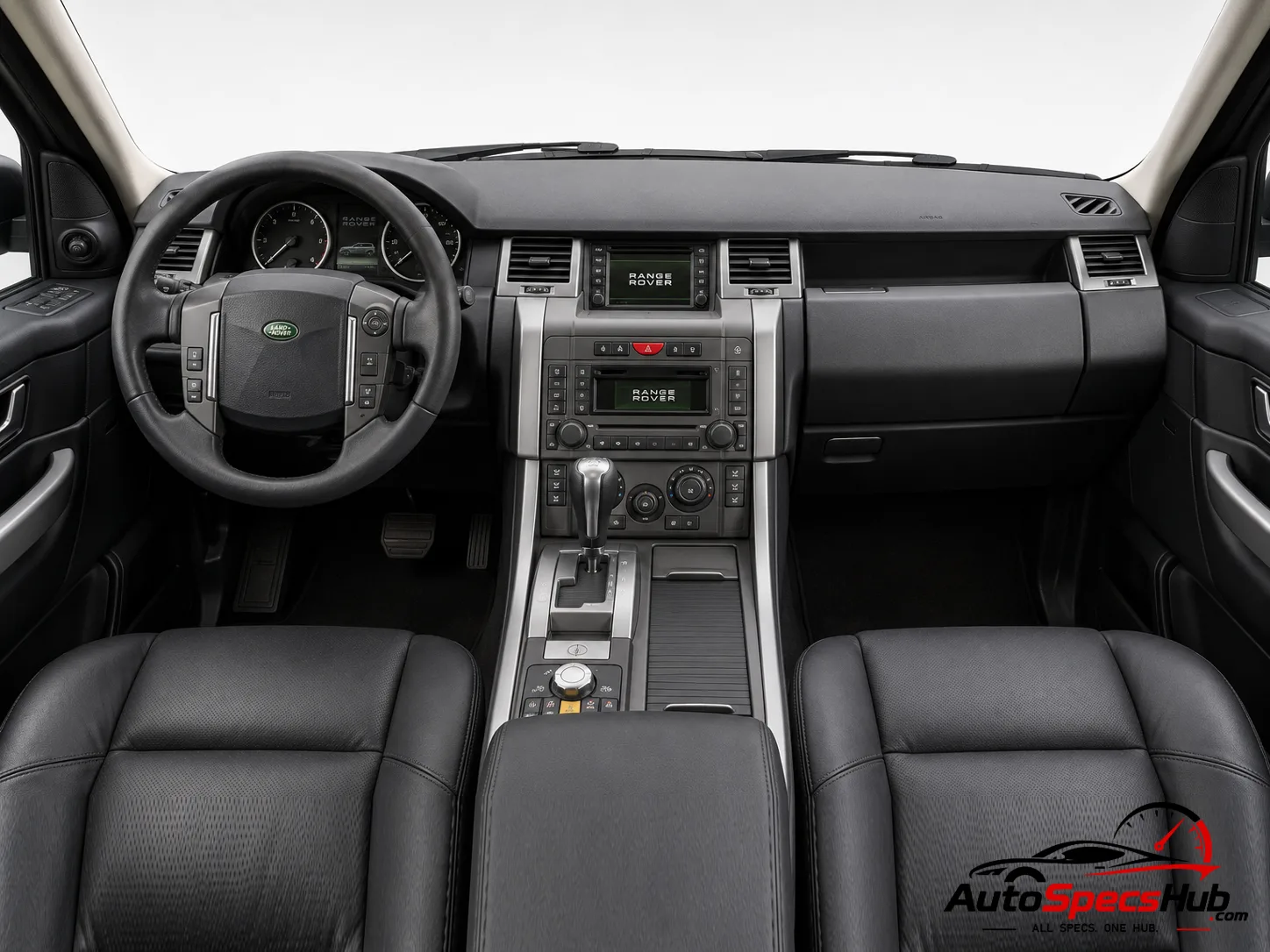 2007 Land Rover Range Rover Sport TDV8 interior dashboard and front cabin