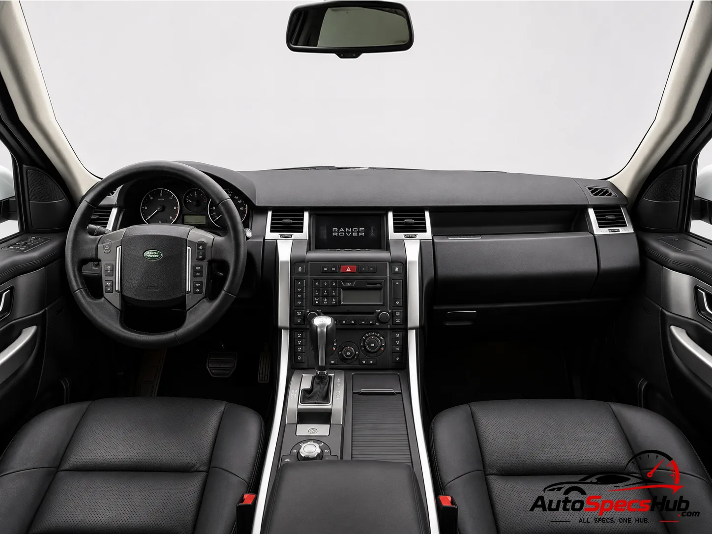 2009 Land Rover Range Rover Sport Supercharged interior dashboard and front cabin