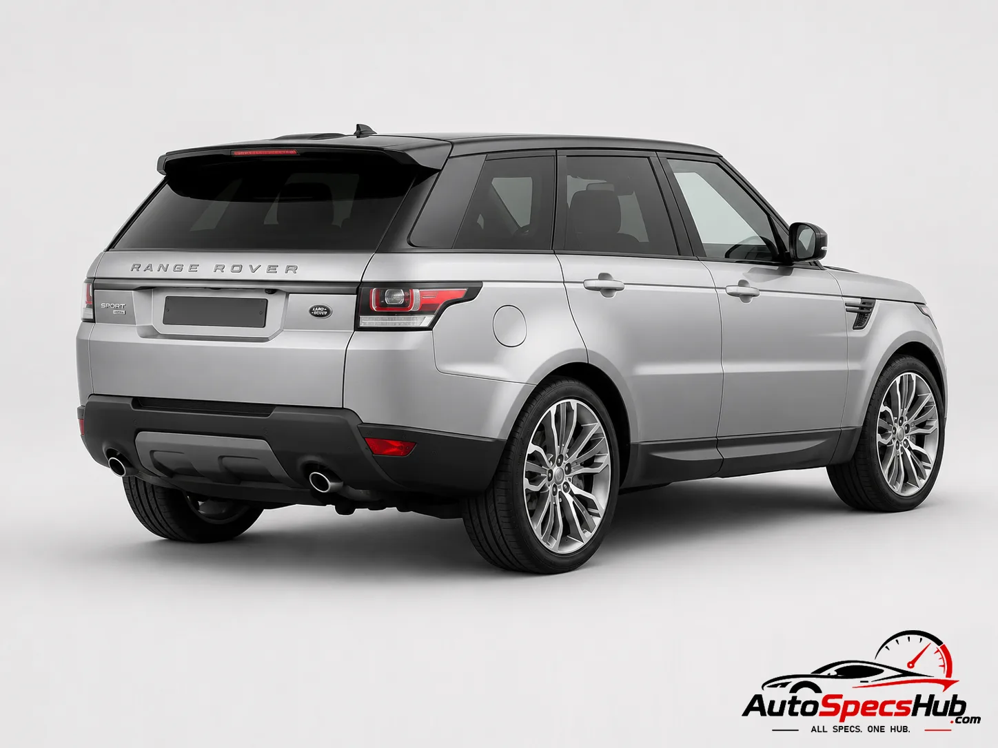 2016 Land Rover Range Rover Sport 2.0 SD4 rear three-quarter view in Indus Silver