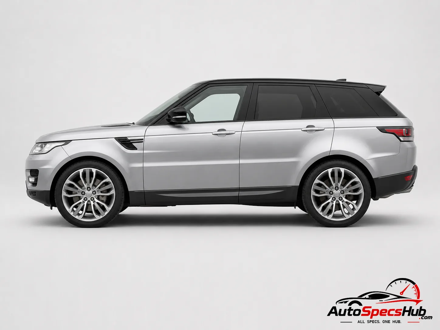 2016 Land Rover Range Rover Sport 2.0 SD4 side profile in Indus Silver