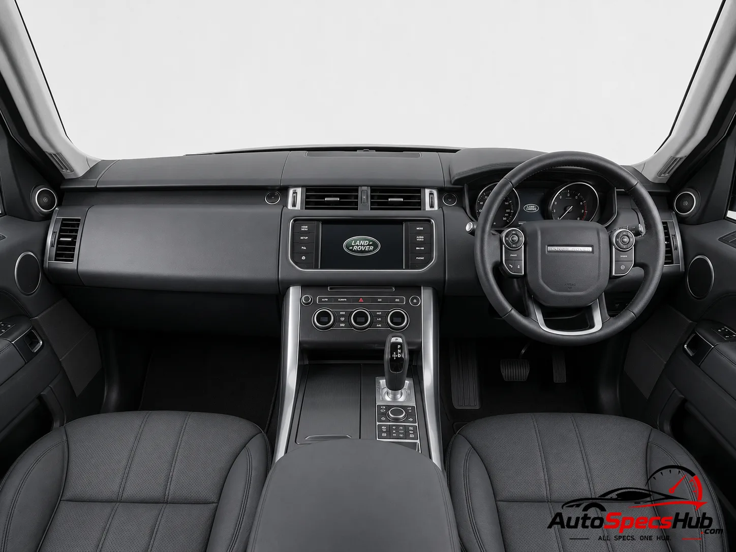 2013 Land Rover Range Rover Sport 3.0 SDV6 interior dashboard and front cabin