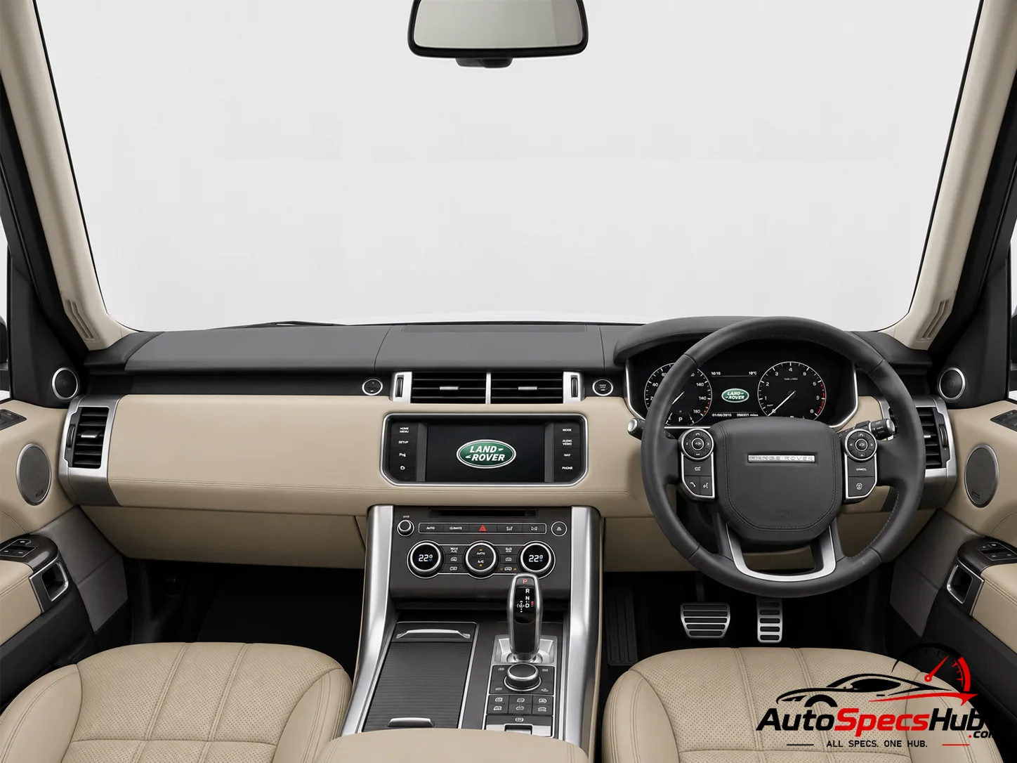 2015 Land Rover Range Rover Sport 4.4 SDV8 interior dashboard and front cabin
