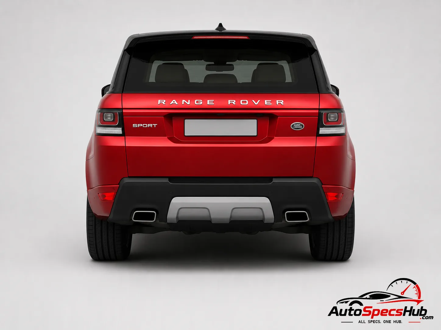 2014 Land Rover Range Rover Sport 3.0 SDV6 Hybrid rear view