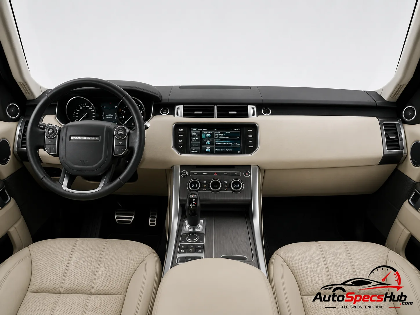 2014 Land Rover Range Rover Sport 3.0 SDV6 Hybrid interior dashboard and front cabin