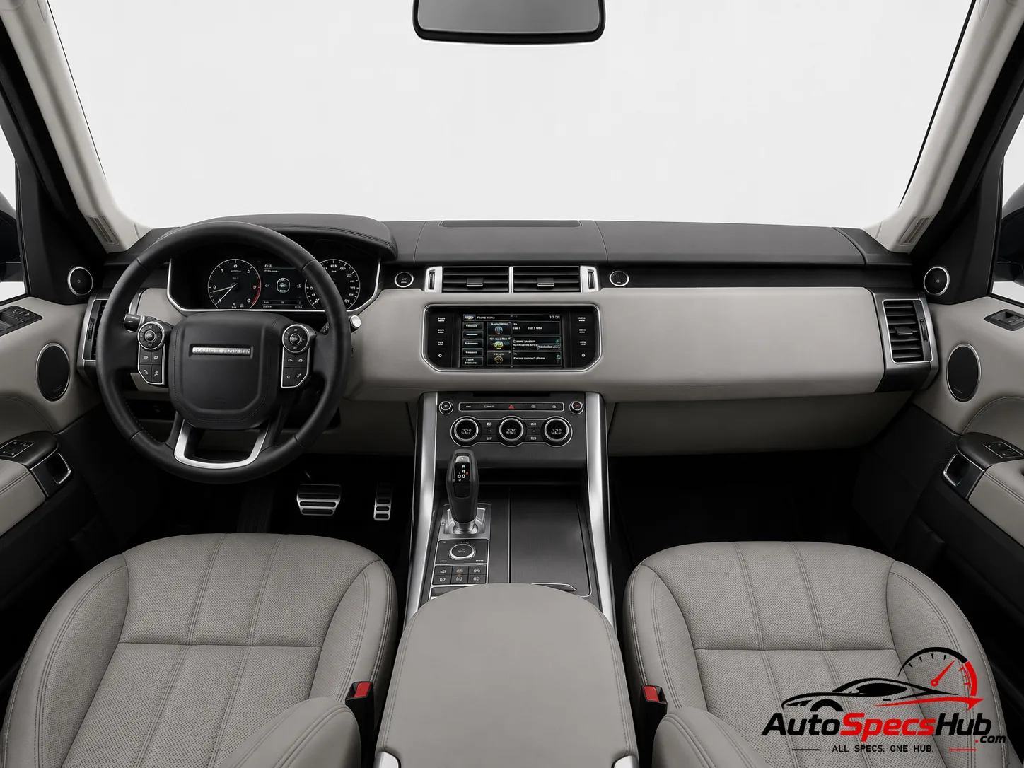 2013 Land Rover Range Rover Sport 5.0 V8 SC interior dashboard and front cabin