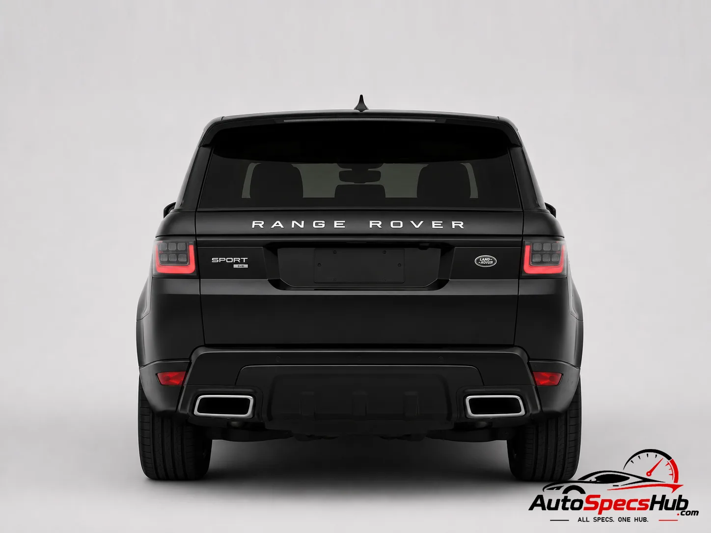 2018 Land Rover Range Rover Sport 3.0 V6 rear view