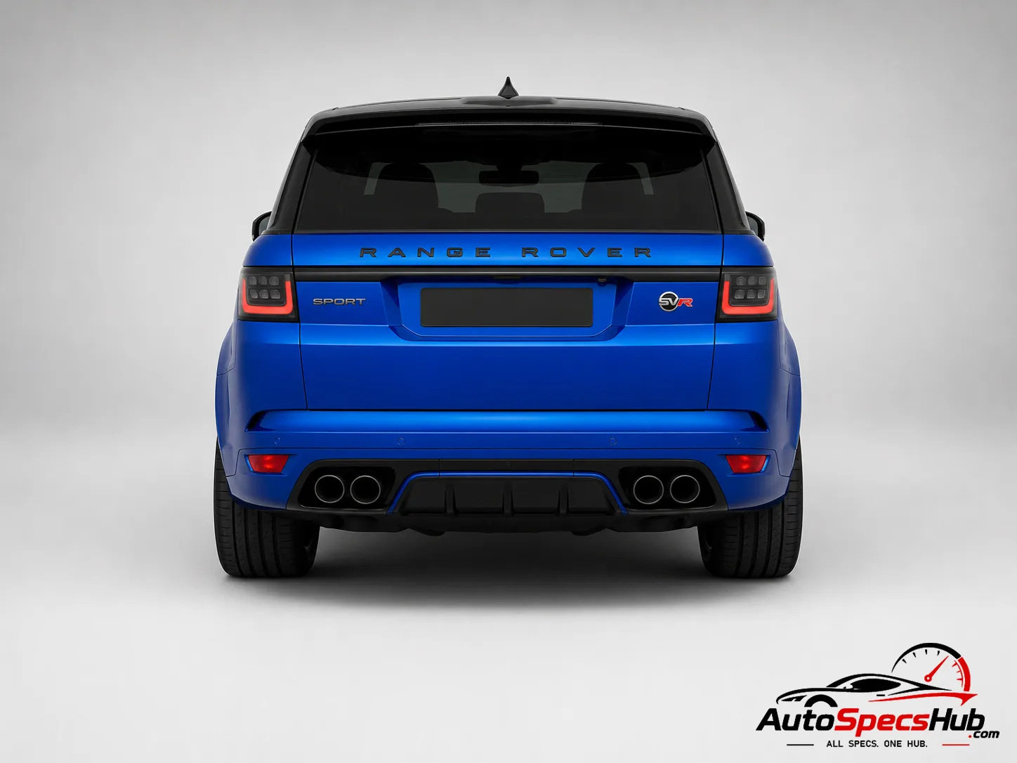 2018 Land Rover Range Rover Sport SVR rear view