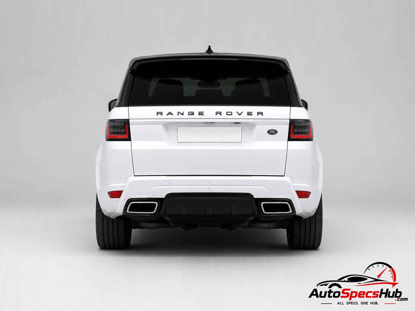2018 Land Rover Range Rover Sport P400e PHEV rear view