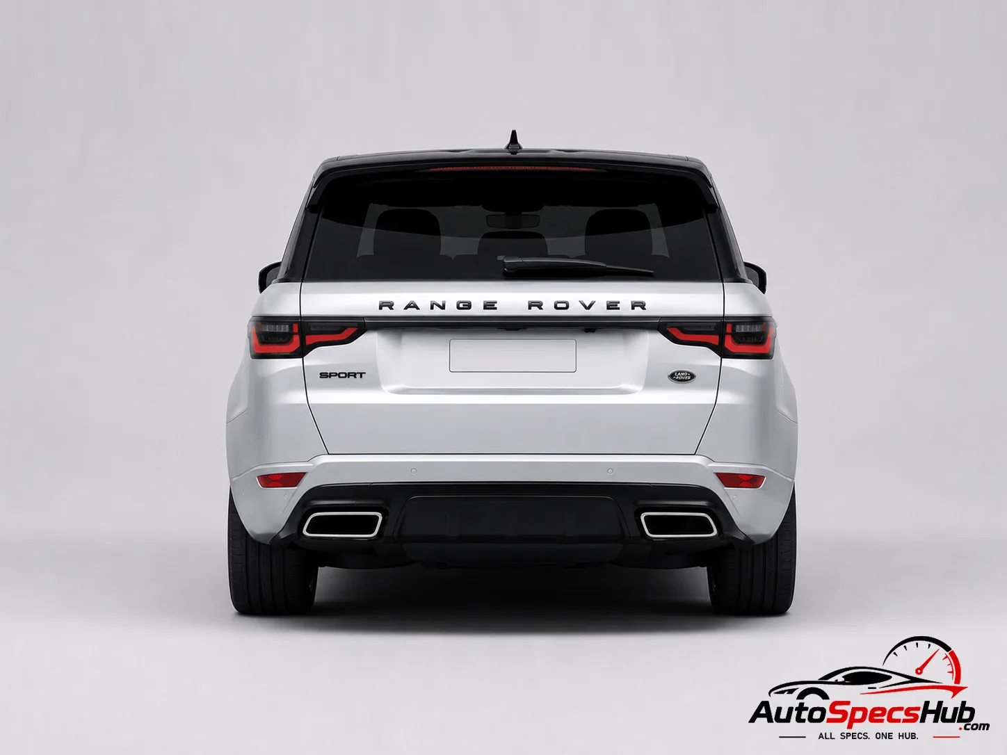2019 Land Rover Range Rover Sport P400 MHEV rear view