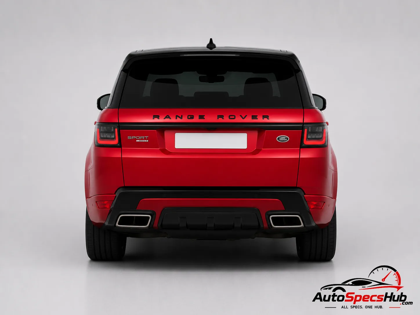 2018 Land Rover Range Rover Sport 3.0 SDV6 rear view