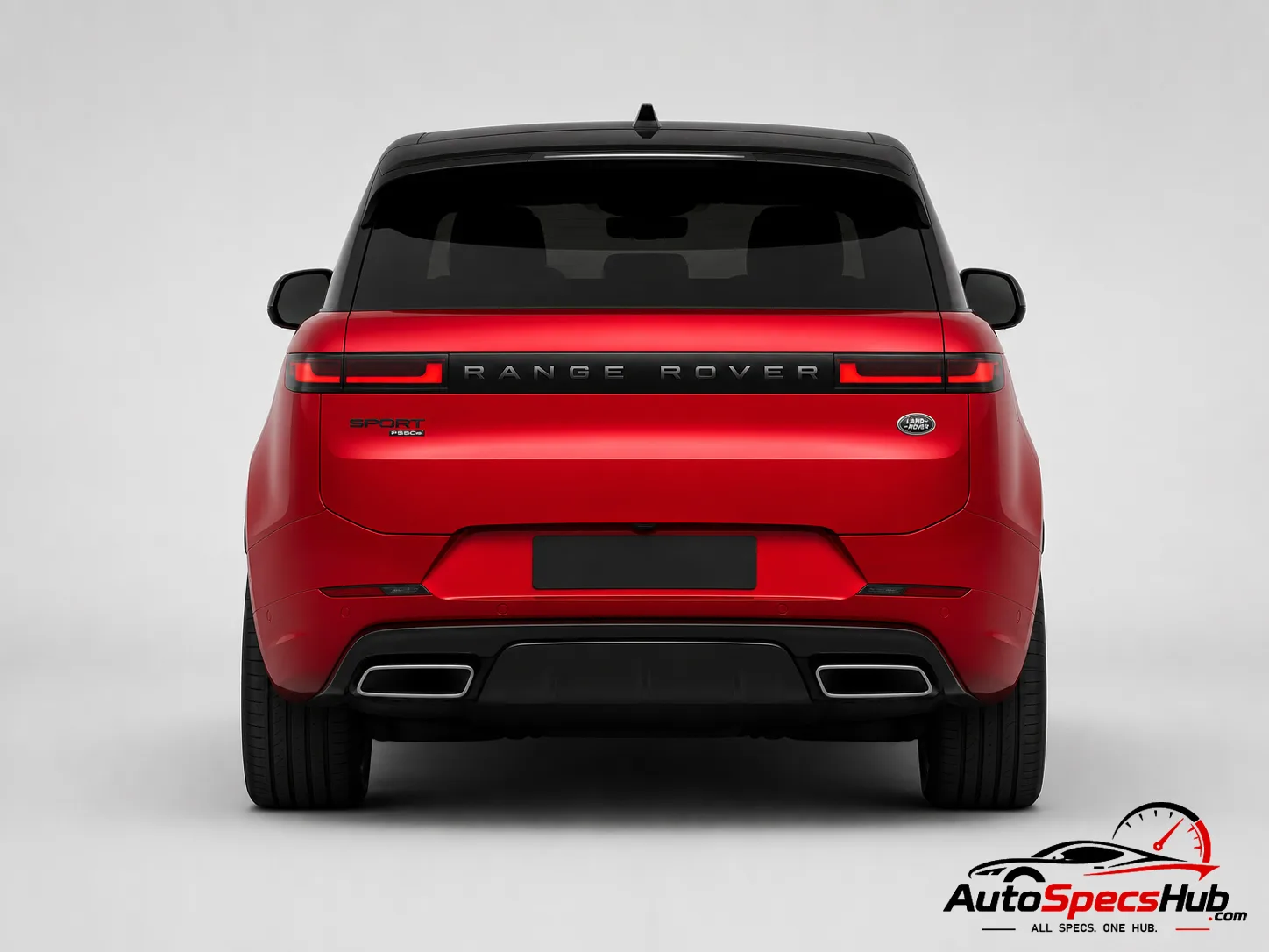 2023 Land Rover Range Rover Sport P550e rear view