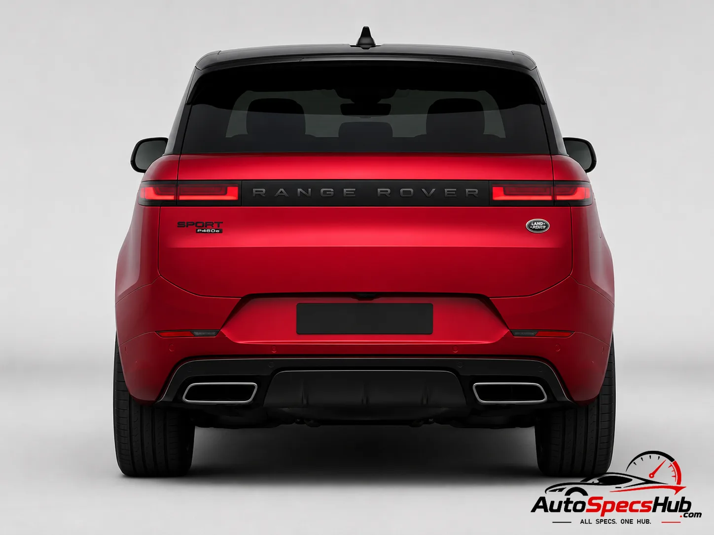2023 Land Rover Range Rover Sport P460e rear view