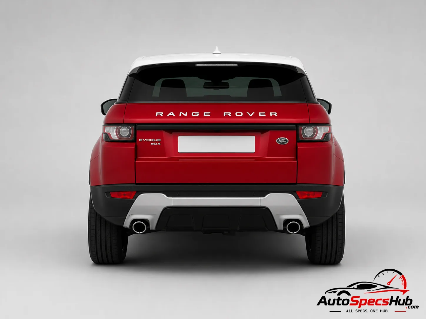 2011 Land Rover Range Rover Evoque 2.2 eD4 rear view