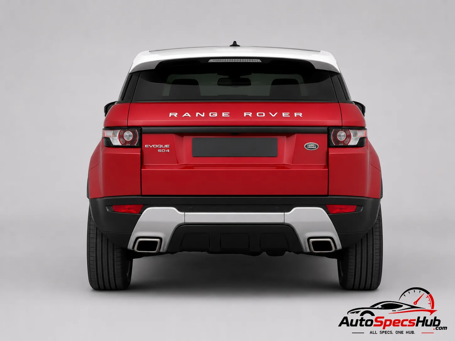 2011 Land Rover Range Rover Evoque 2.2 SD4 rear view