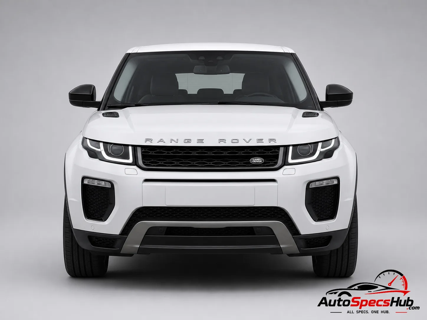 2015 Land Rover Range Rover Evoque eD4 E-Capability front view in Fuji White