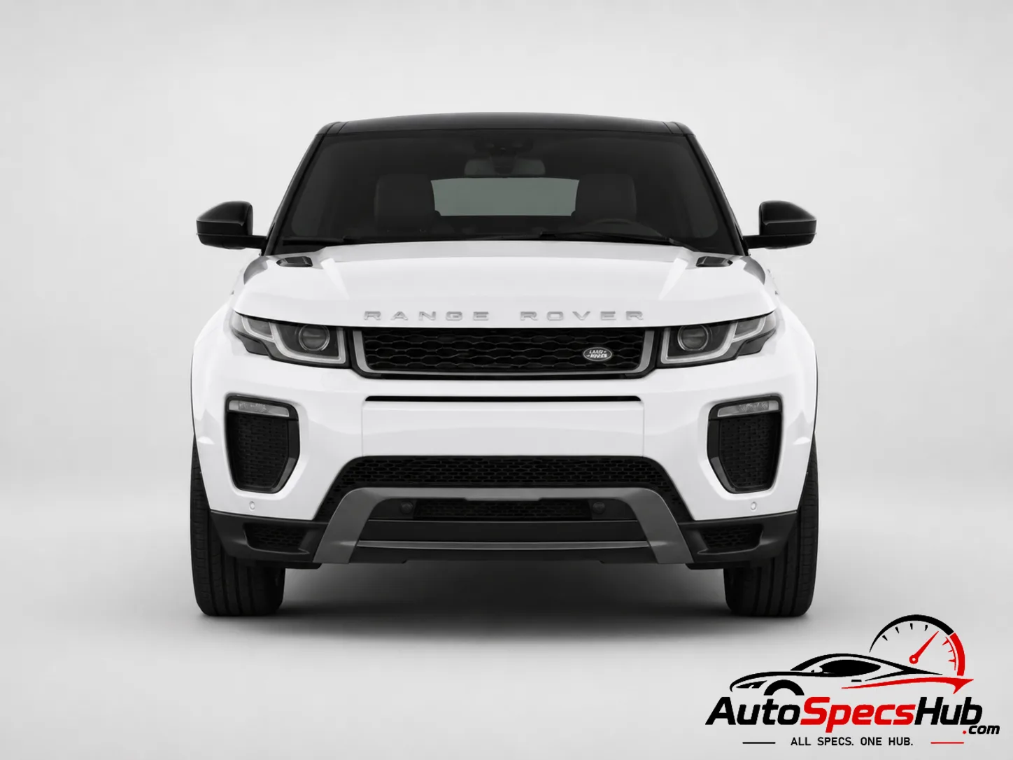 2015 Land Rover Range Rover Evoque Coupé TD4 front view in Fuji White