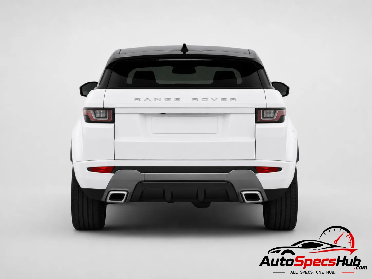 2015 Land Rover Range Rover Evoque Coupé TD4 rear view in Fuji White