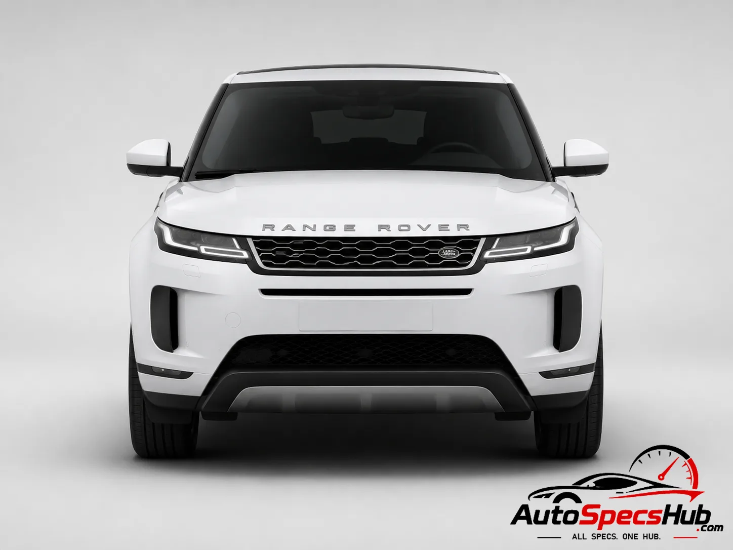 2019 Land Rover Range Rover Evoque D180 MHEV front view in Fuji White