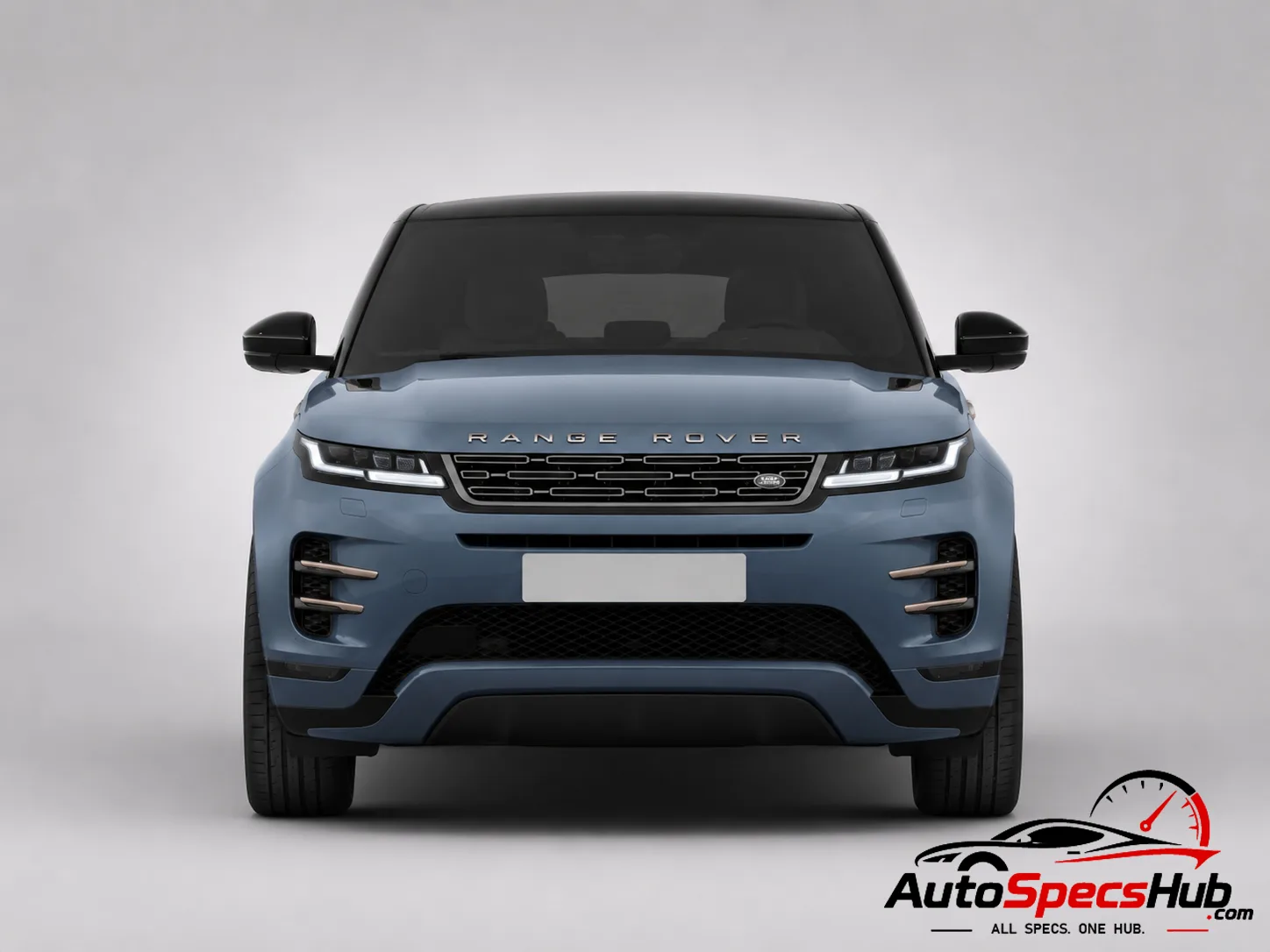 2023 Land Rover Range Rover Evoque P200 MHEV front view in Blue