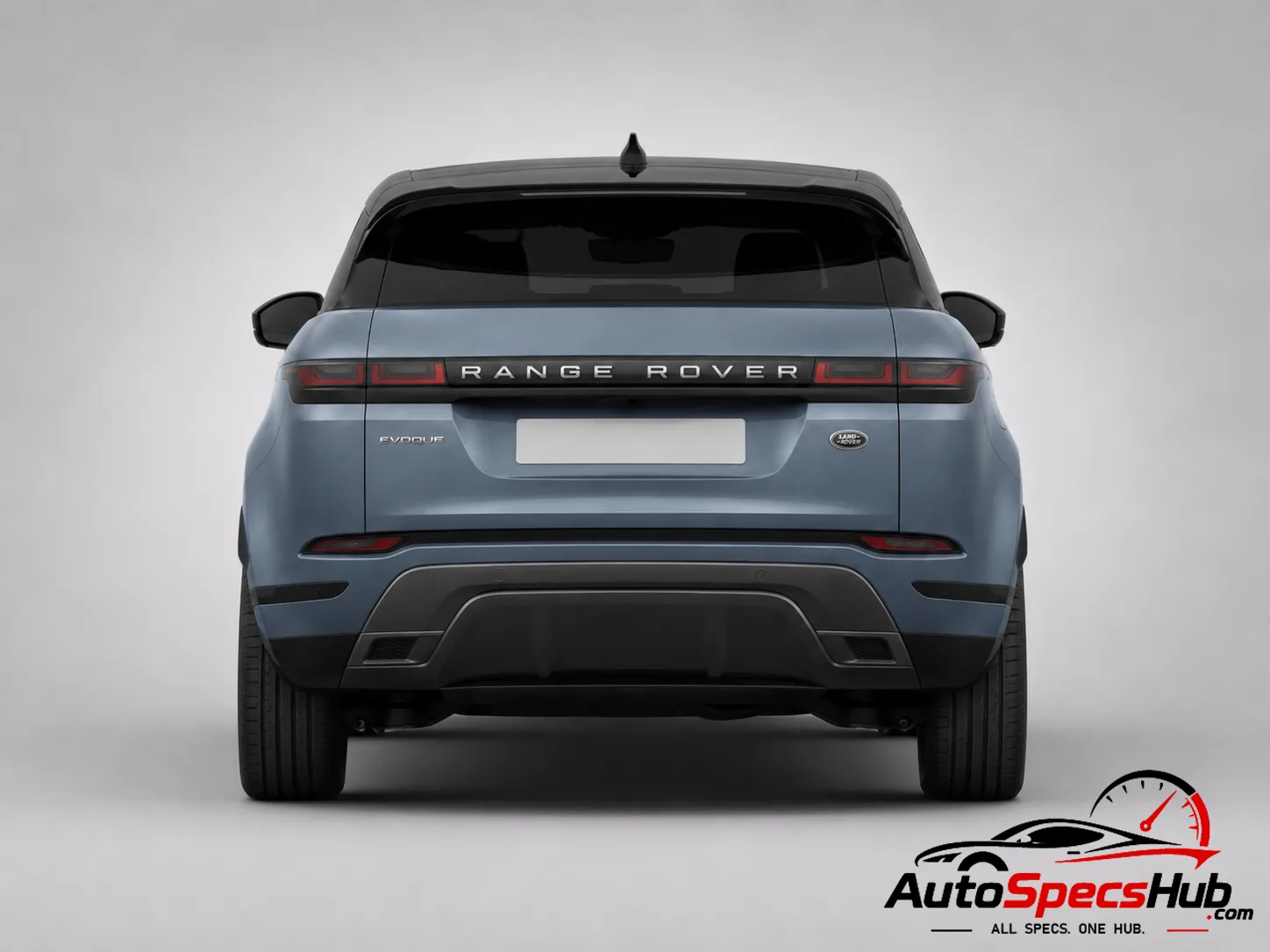 2023 Land Rover Range Rover Evoque P200 MHEV rear view in Blue