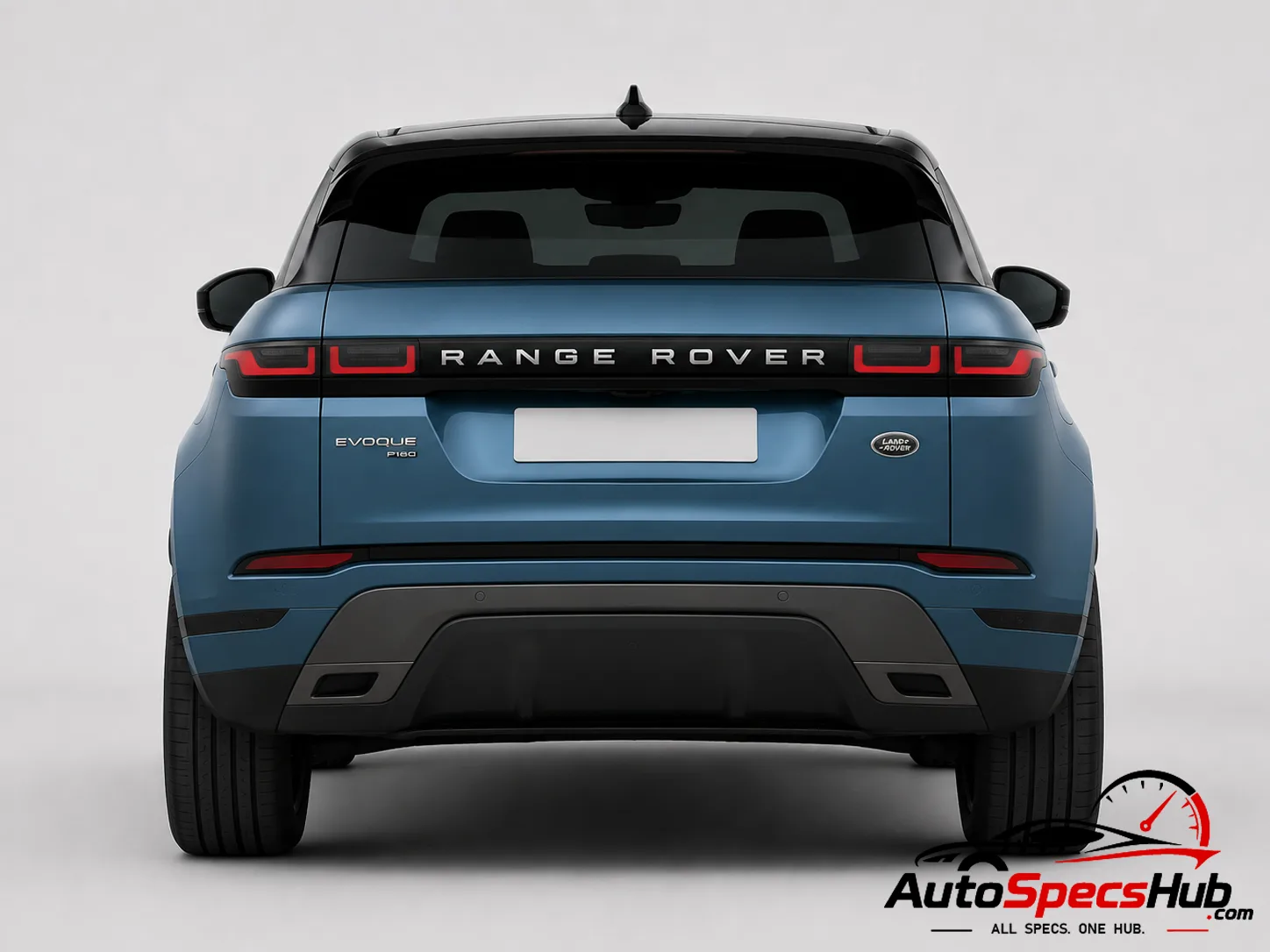2023 Land Rover Range Rover Evoque P160 MHEV rear view in Blue