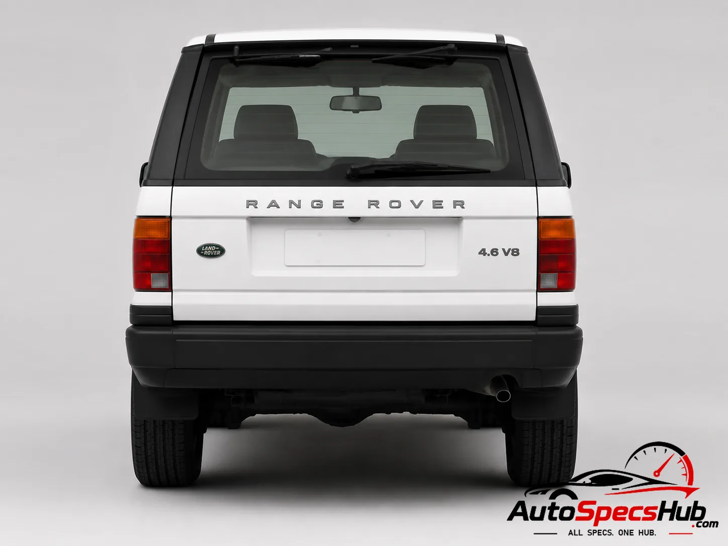 1994 Land Rover Range Rover 4.6 V8 rear view in White