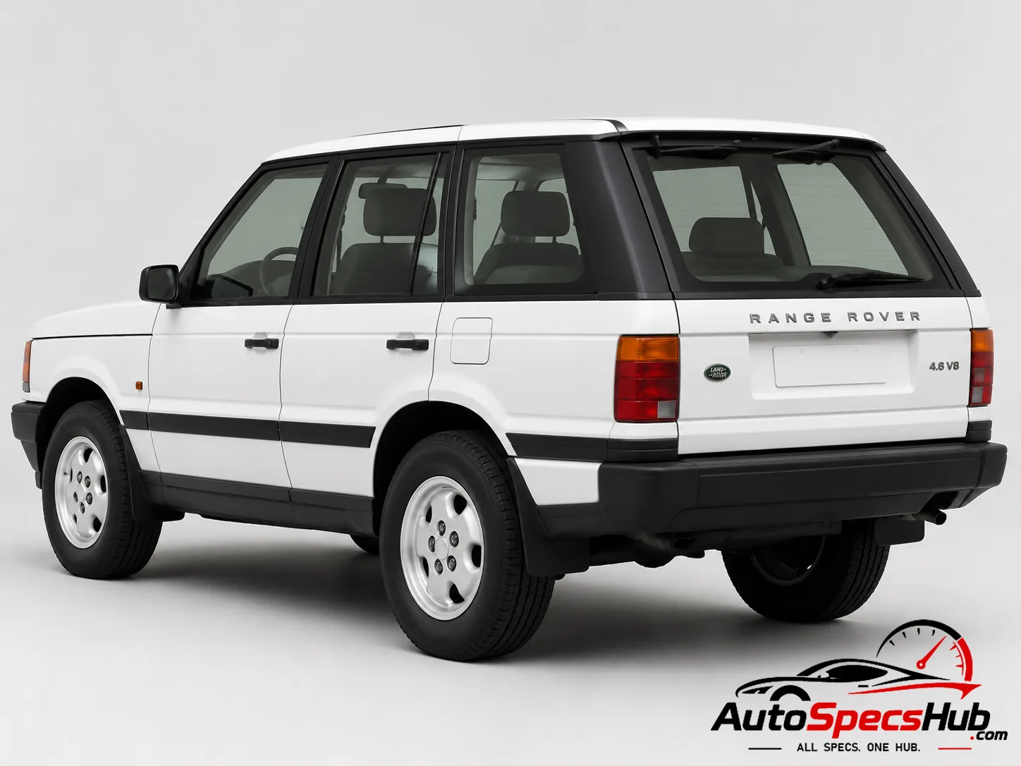 1994 Land Rover Range Rover 4.0 V8 rear three-quarter view in White