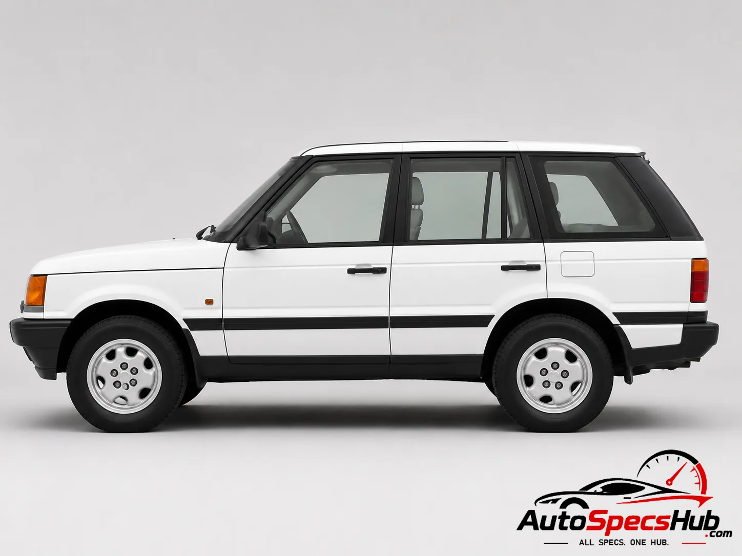1994 Land Rover Range Rover 4.0 V8 side profile in White