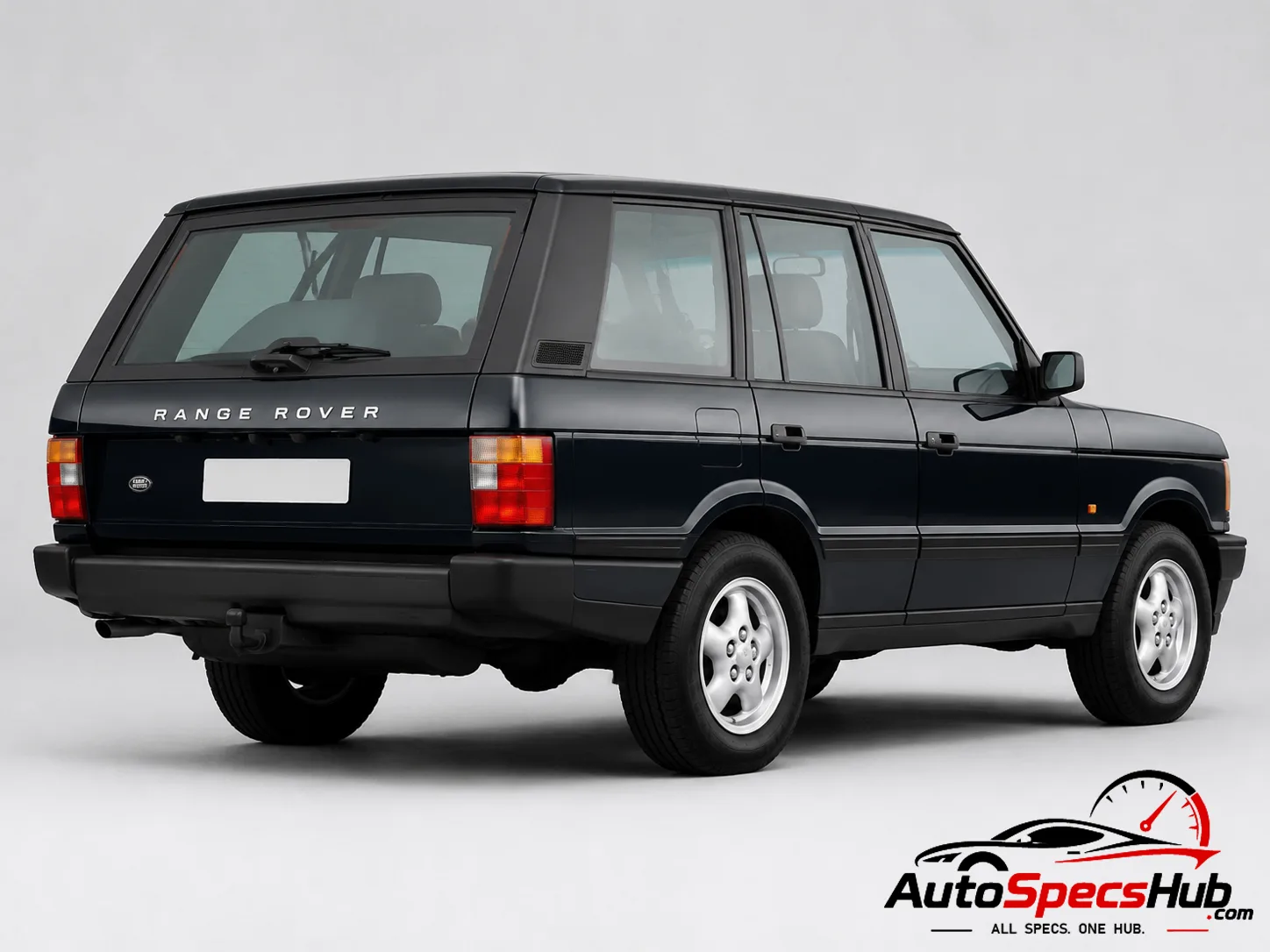1994 Land Rover Range Rover 2.5 DT rear three-quarter view in Black