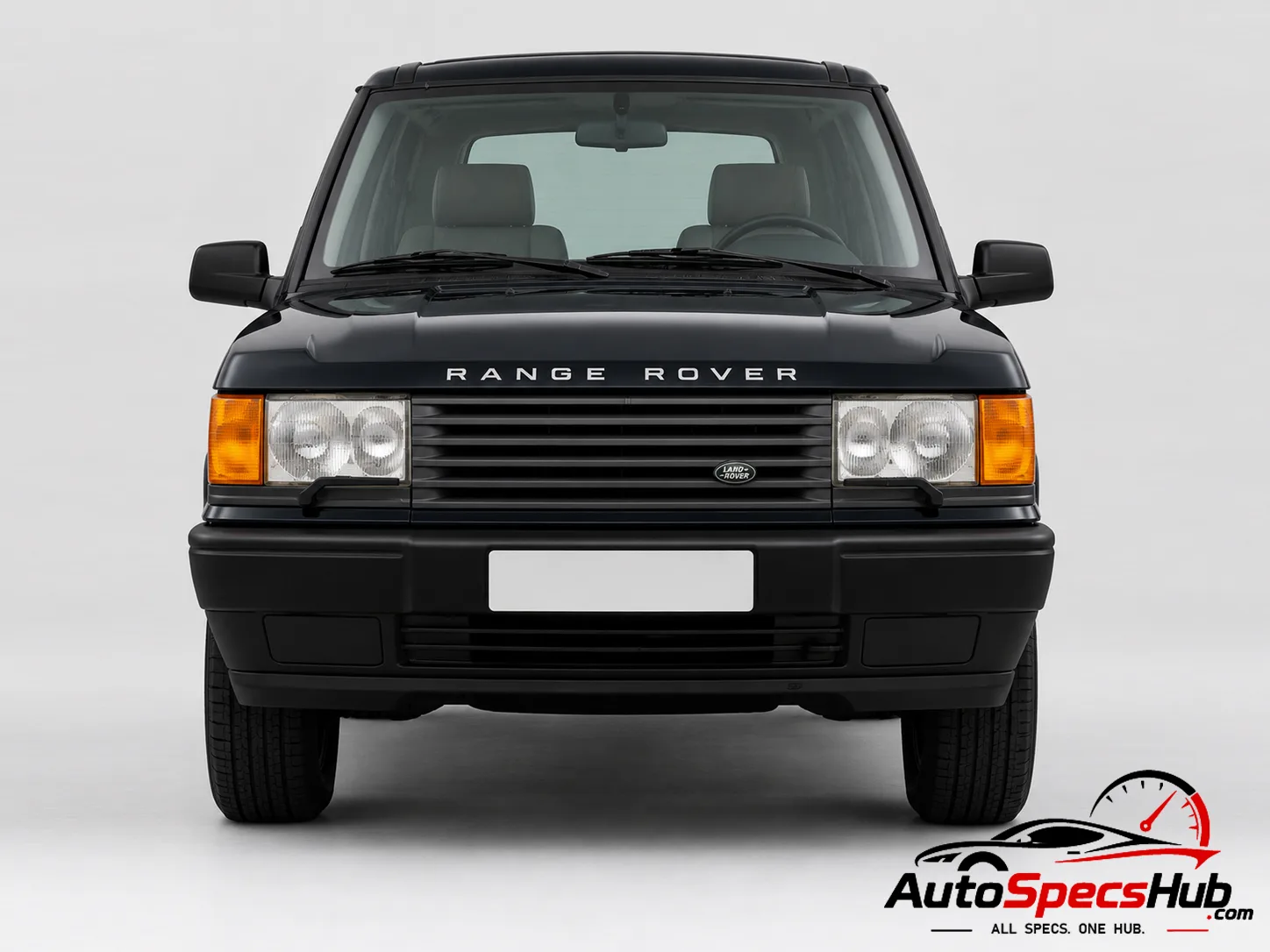 1994 Land Rover Range Rover 2.5 DT front view in Black