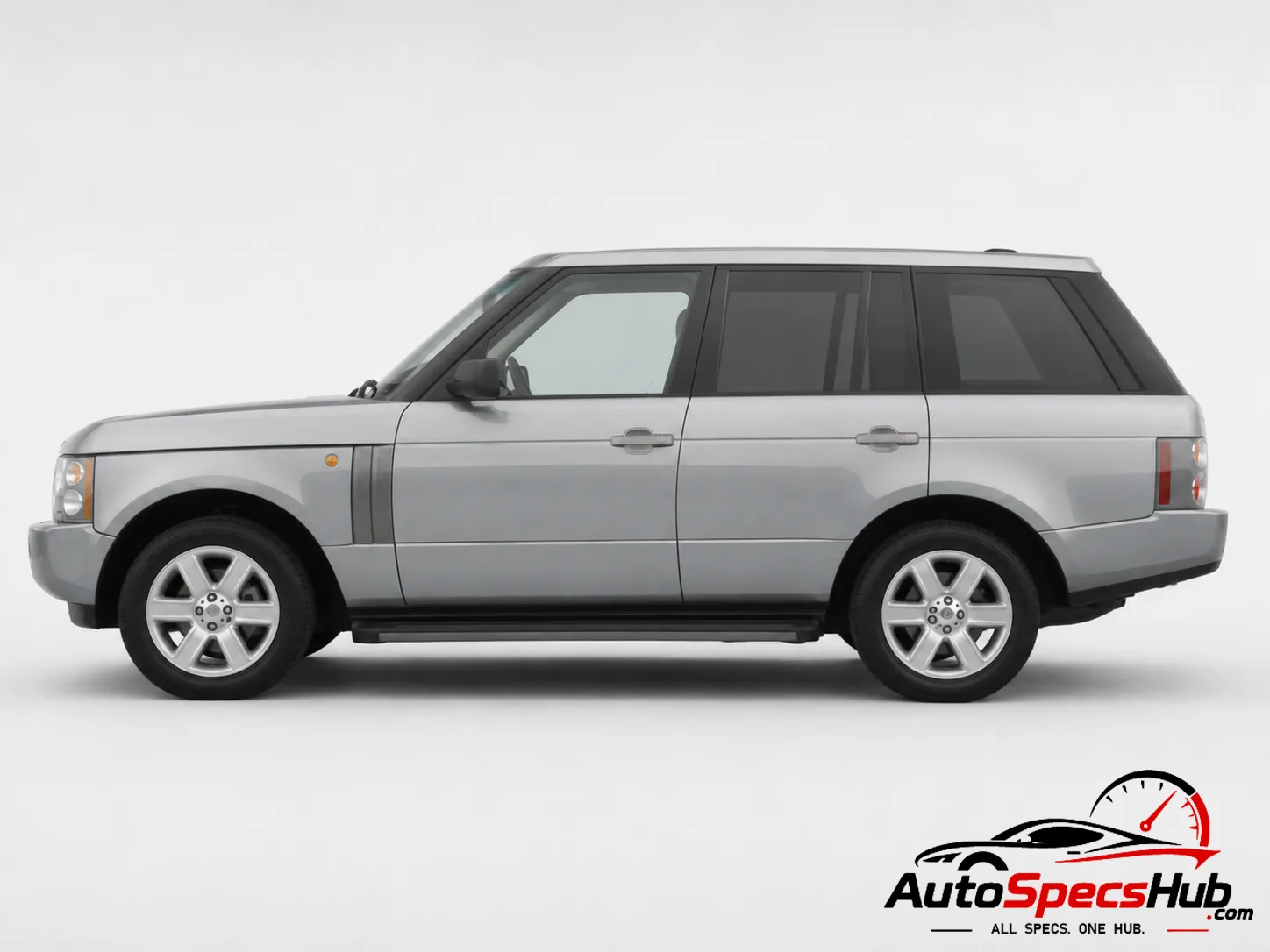 2002 Land Rover Range Rover 4.4 side profile in Silver