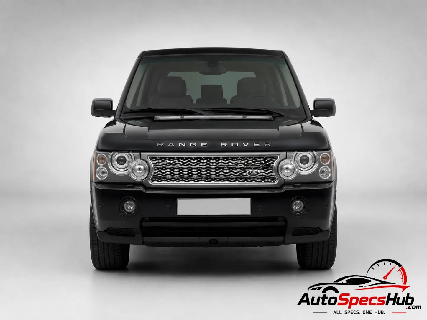 2006 Land Rover Range Rover TdV8 front view in Black