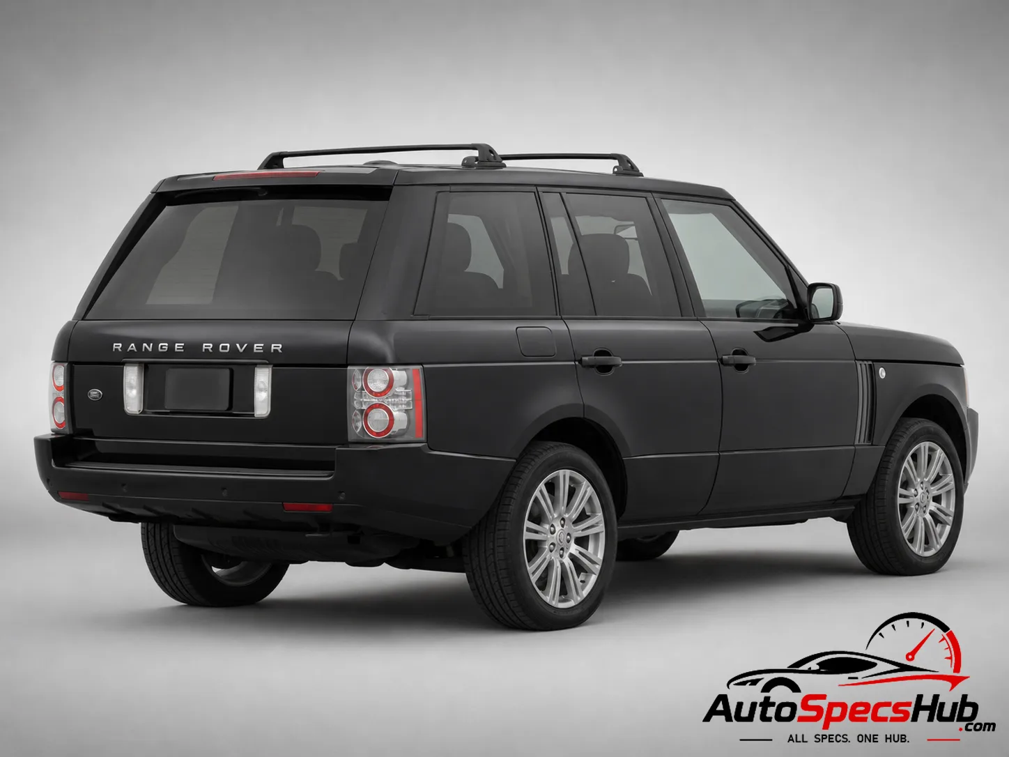 2011 Land Rover Range Rover TDV8 rear three-quarter view in Black