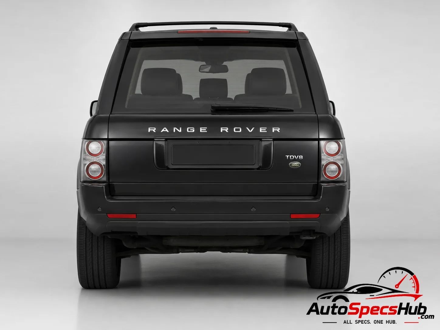 2011 Land Rover Range Rover TDV8 rear view in Black
