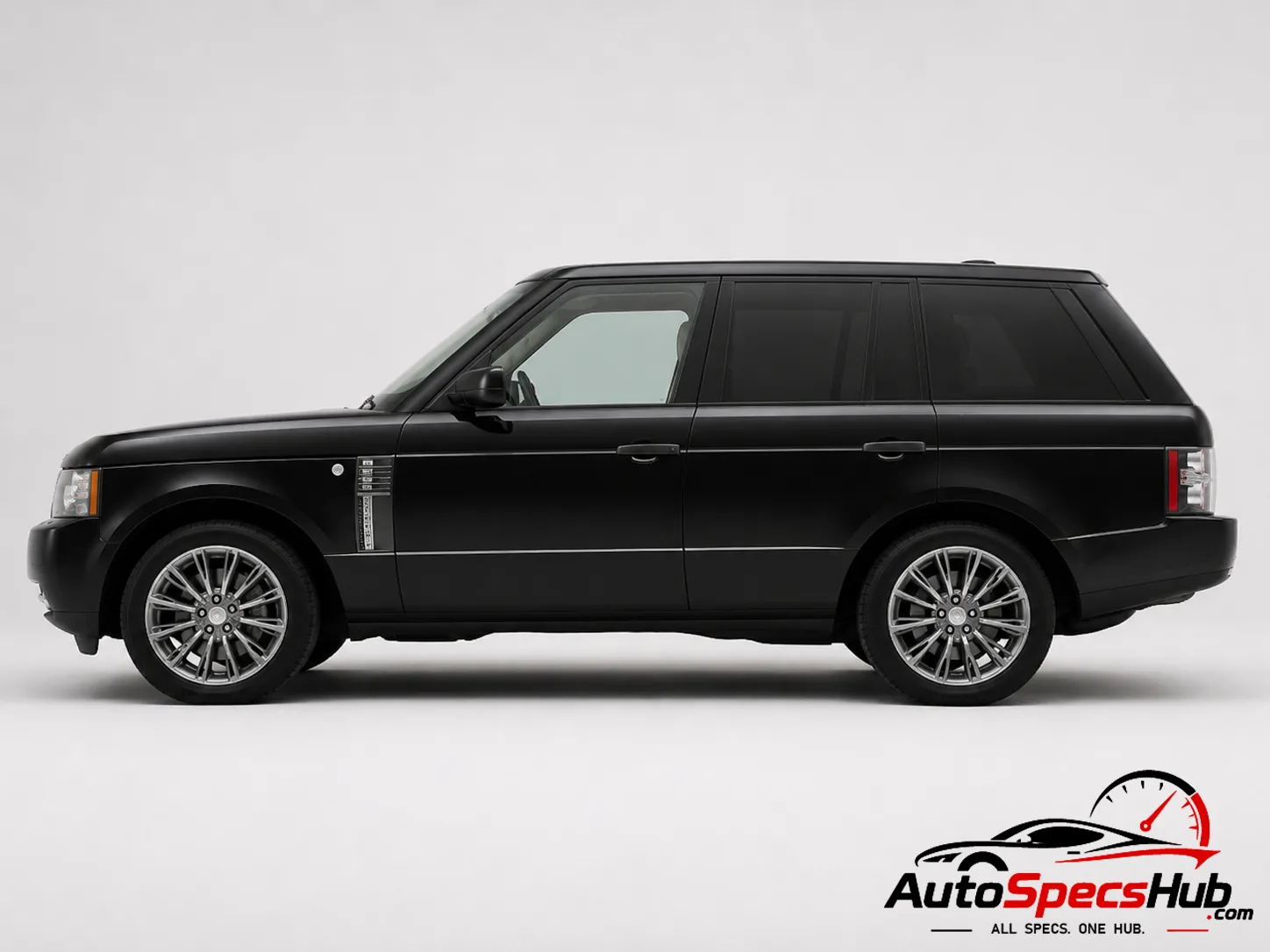 2010 Land Rover Range Rover 4.4 TDV8 HSE side profile in Black